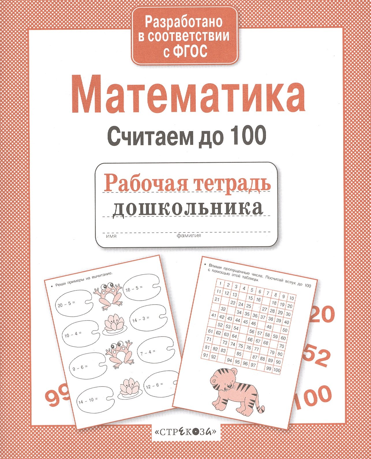 Рабочая тетрадь дошкольника. Математика. Считаем до 100