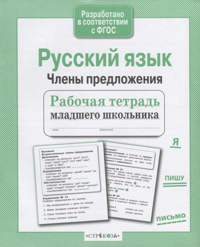 Русский язык. Члены предложения